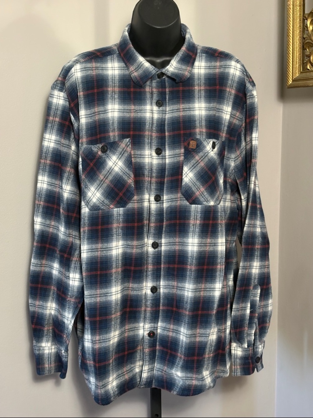 Coleman XXL Plaid Flannel Button Down Shirt